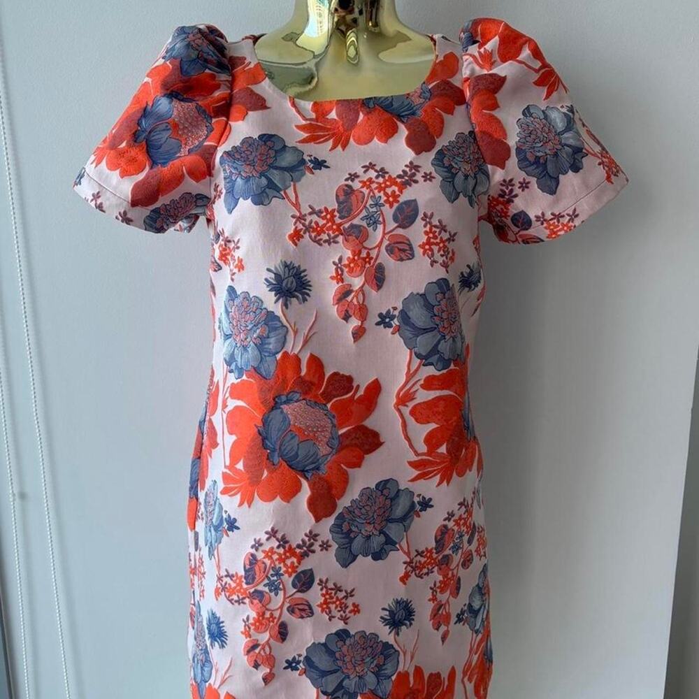 Mini orange and pink floral